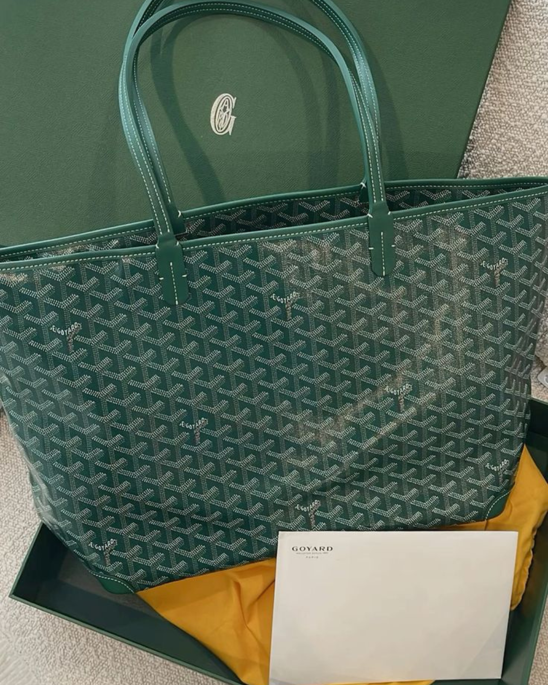 Goyard tote bag